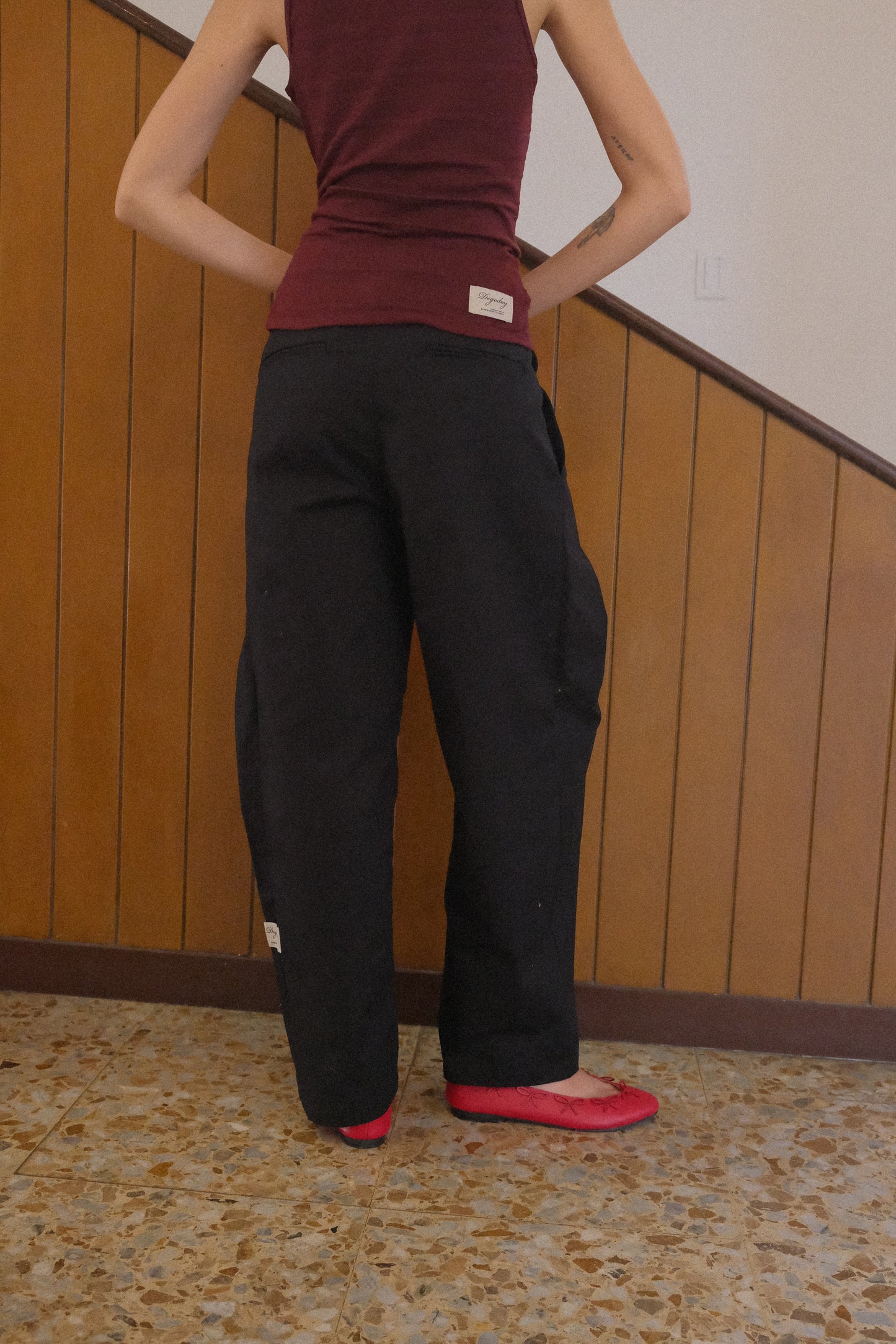 Pantalón Swing Negro