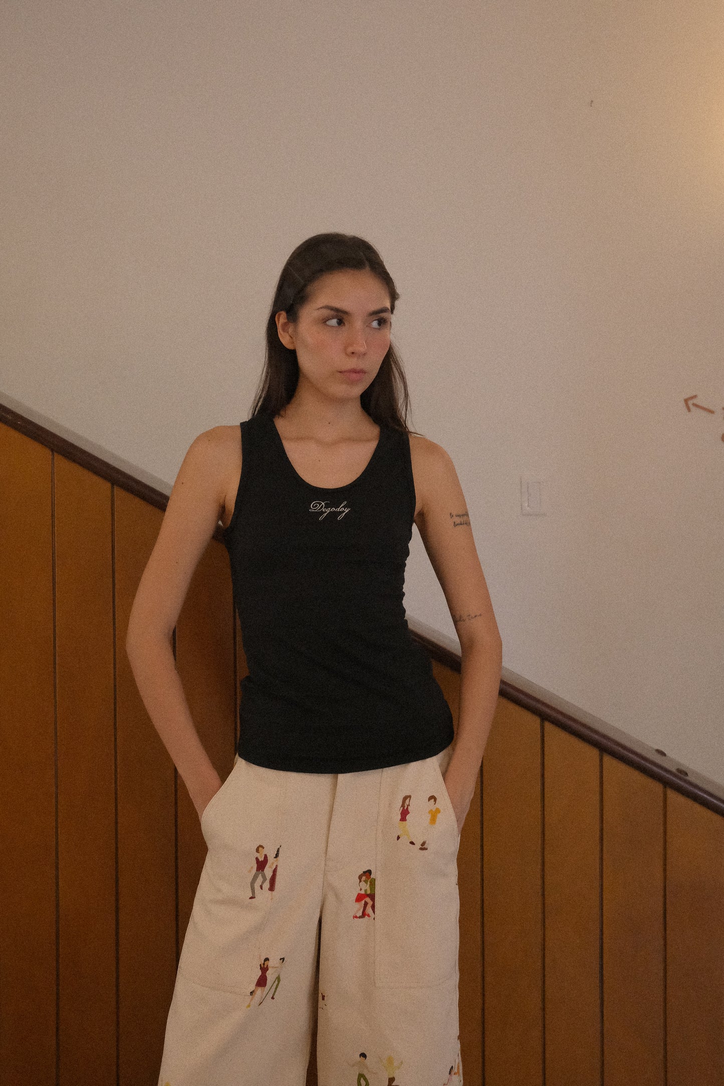 Tank Top Rencuentro Negro