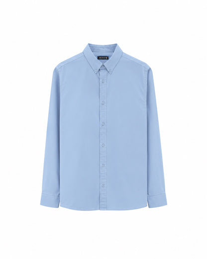 Camisa Clásica Celeste