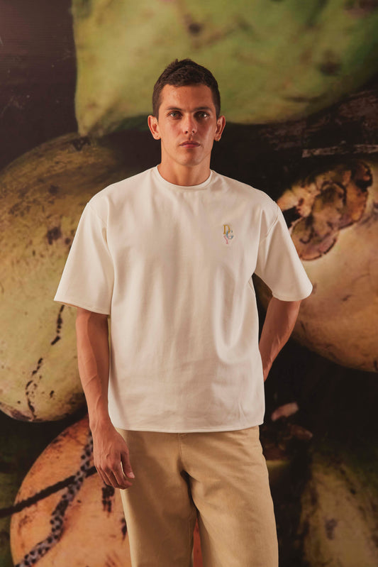 Camiseta Over DGY Marfil