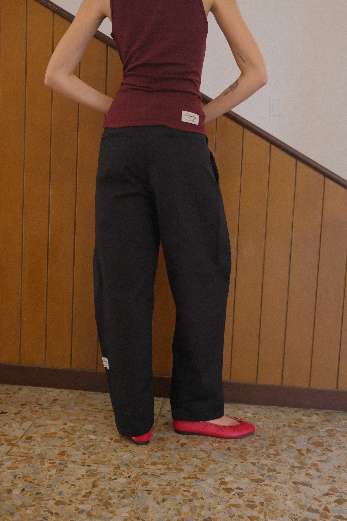 Pantalón Swing Negro