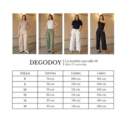 Pantalón Eucalipto Crudo