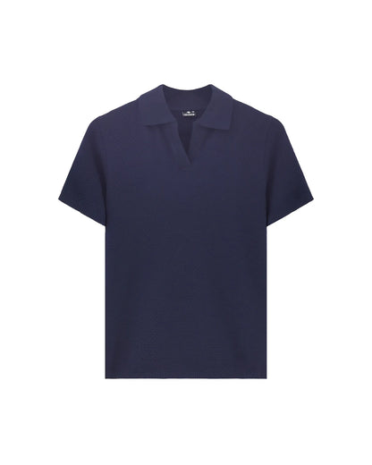 Polo tejido Azul