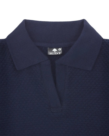 Polo tejido Azul