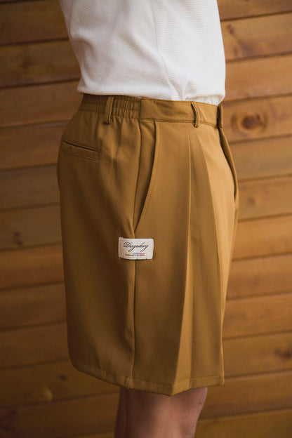 Bermuda Pinzas Ocre