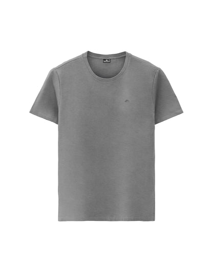 Camiseta Basica Gris Jaspe