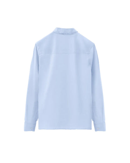 Camisa Clásica Celeste Eleganza