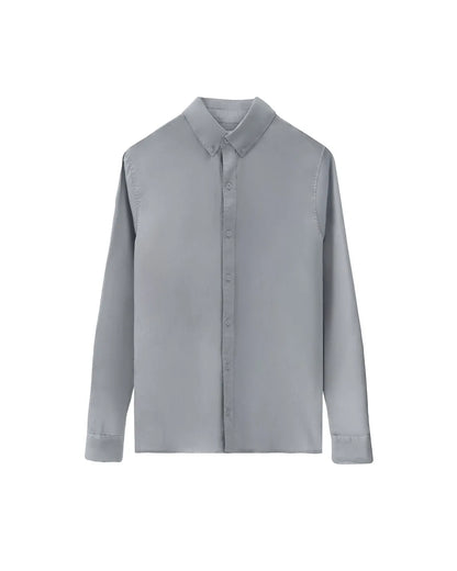 Camisa Clásica Gris Eleganza