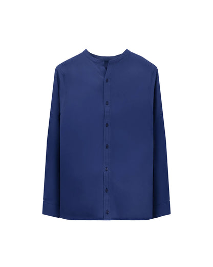 Camisa Oxford Azul Marino