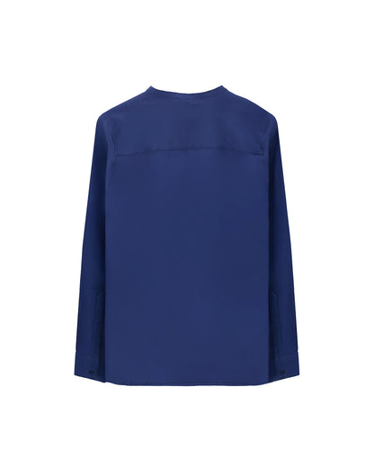 Camisa Oxford Azul Marino