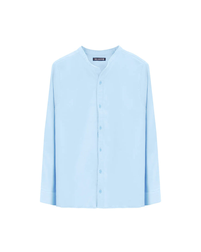 Camisa Oxford Celeste