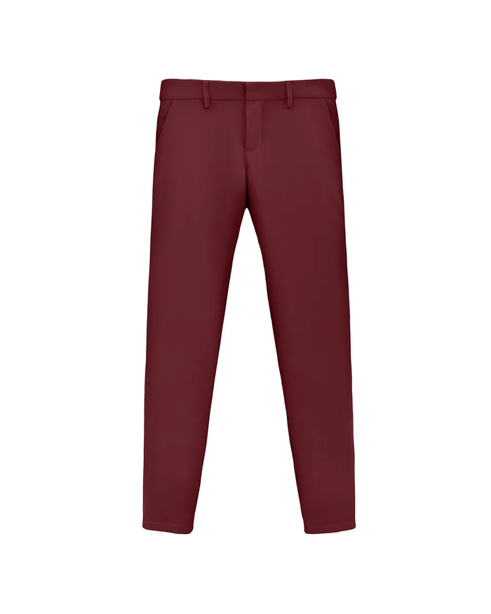 Pantalón Recto Vinotinto