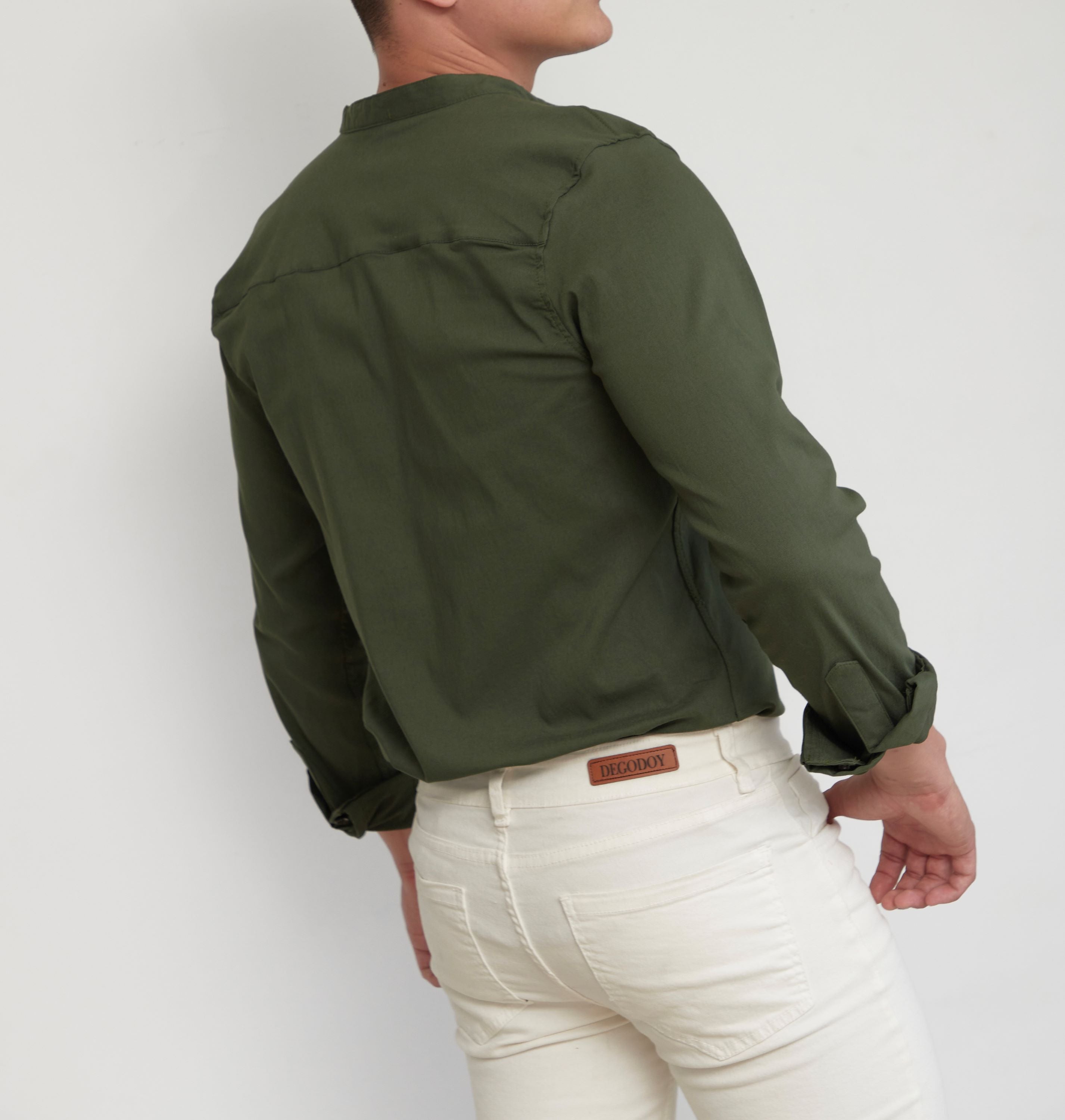 Camisa verde online militar